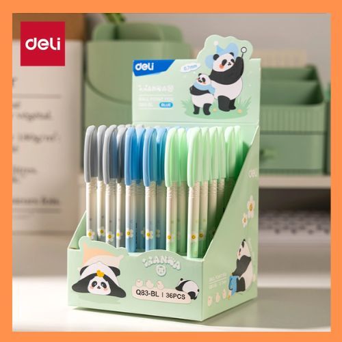 

Deli EQ83-BL Ballpoint Pen 0.7mm Blue Ink