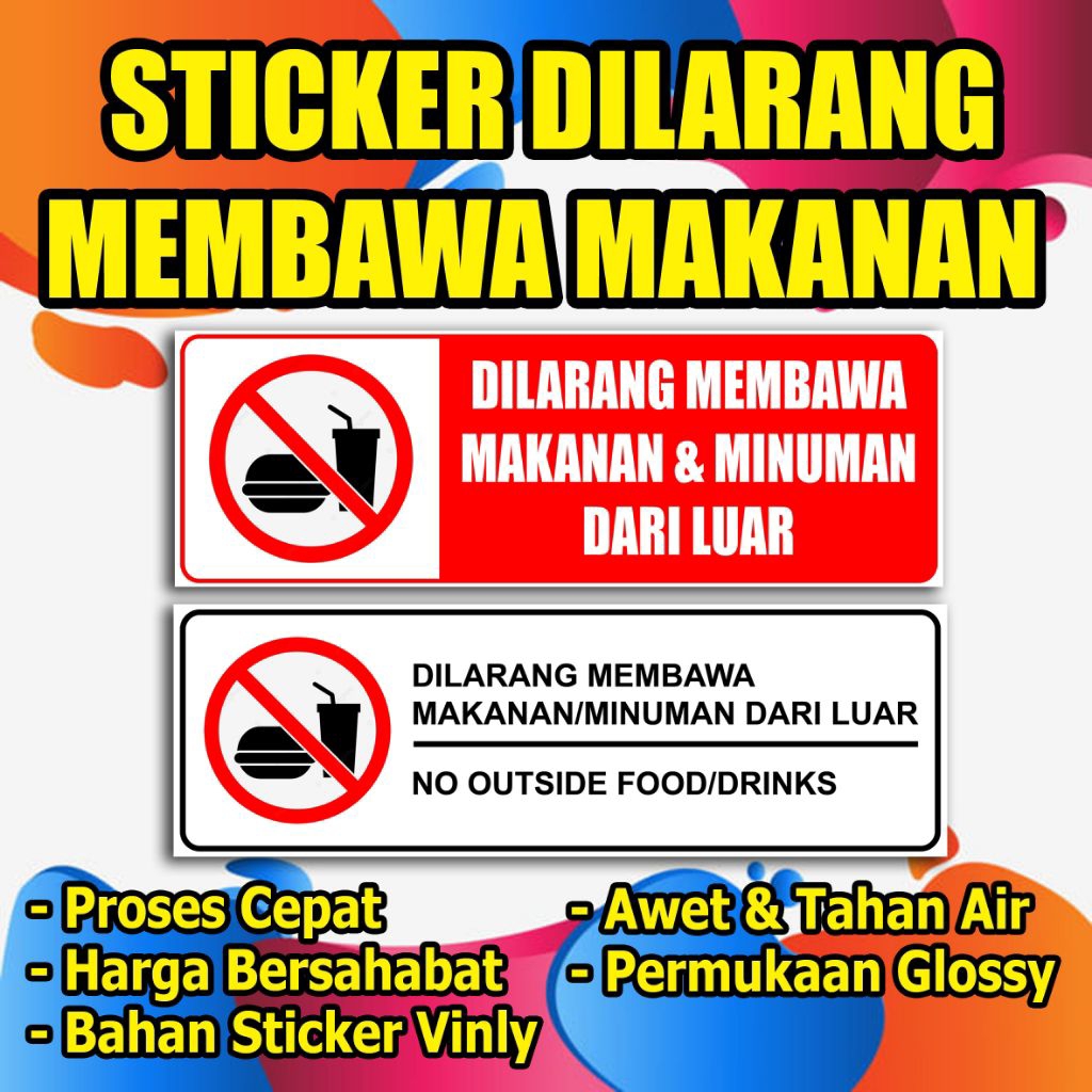 

STIKER DILARANG MEMBAWA MAKANAN