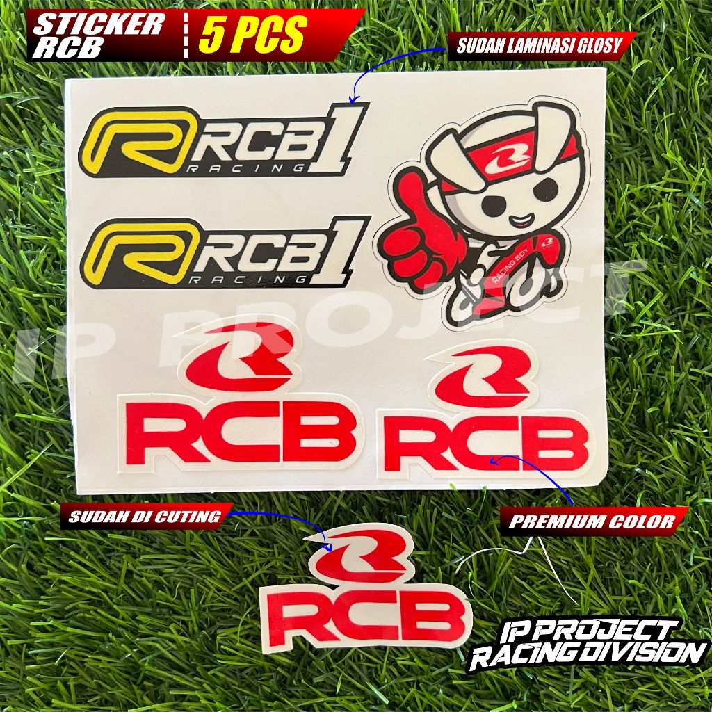 

STIKER RCB SUDAH LAMINASI DAN SUDAH DI POTONG MESIN 5 PCS