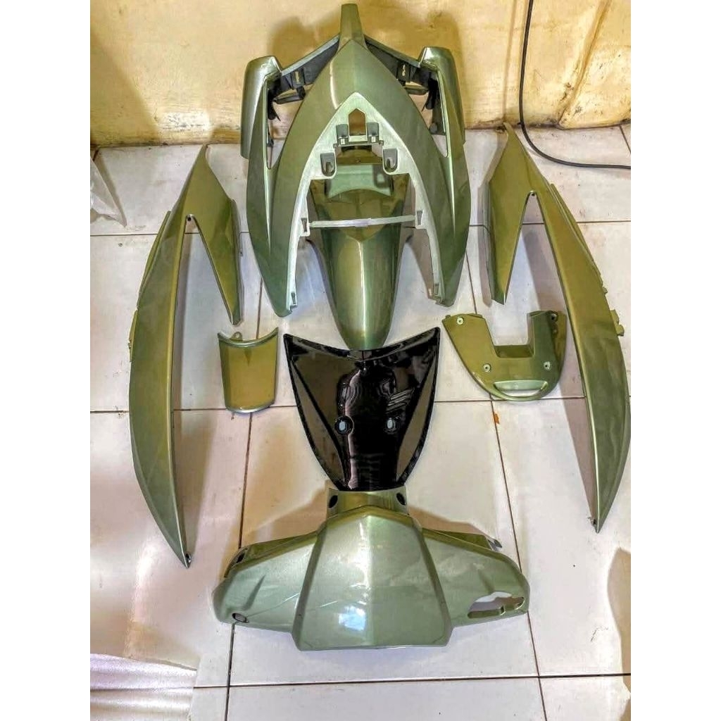 Cover Body Full Halus Motor Honda Vario 110 Karbu Warna Custom