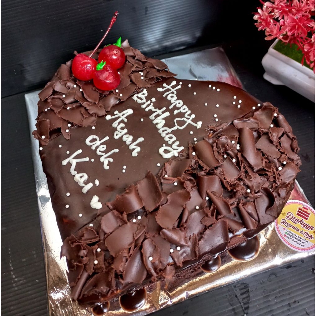 

brownies ultah/kue ultah brownies diameter 20cm