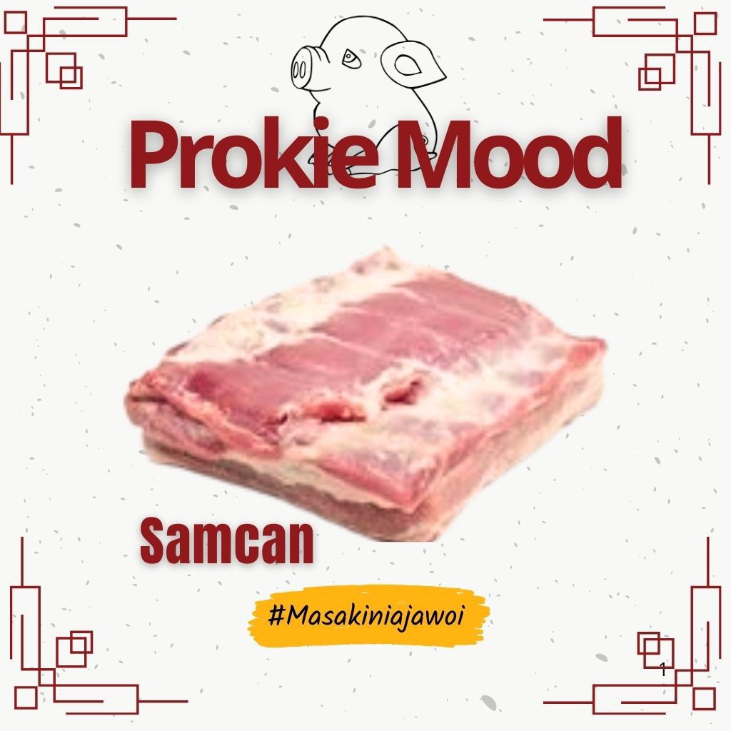Samcan/Daging babi samcan 1kg/500gr