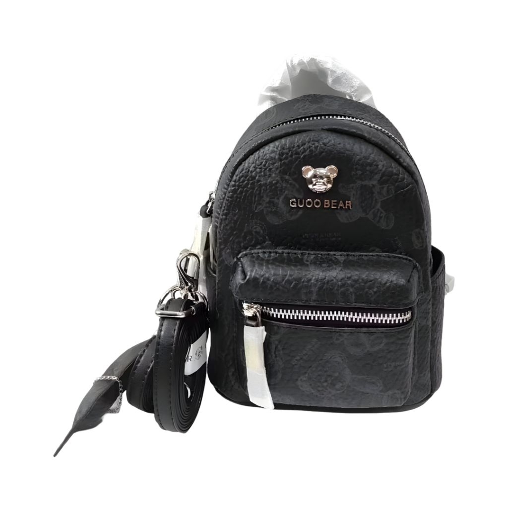 Tas Ttwn Guoo Bear Bangkok Original Gu8017 Small Hitam Ransel Rancel Backpack Punggung Sekolah Bag W
