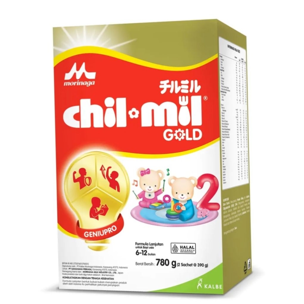 

chilmild gold usia 6-12 780gram exp Oktober-desember 2026