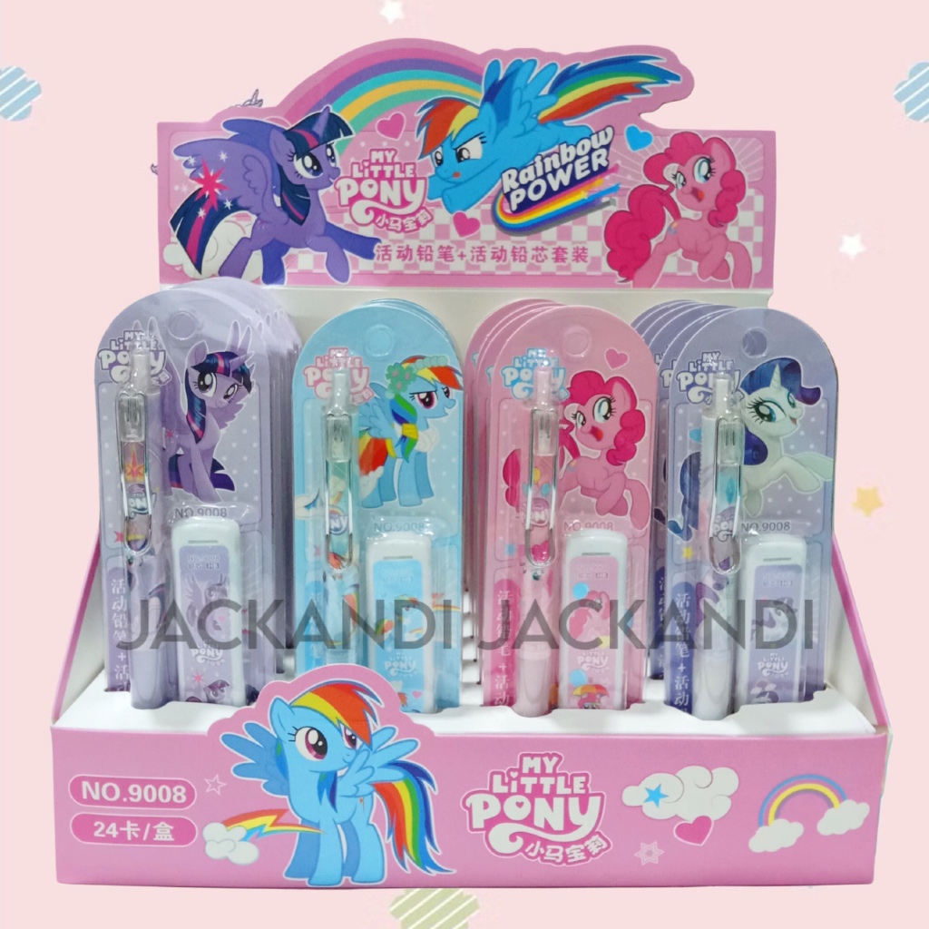 

Pensil Mekanik 0,5mm My Little Pony Isi Refill Set Karakter Unicorn Anak