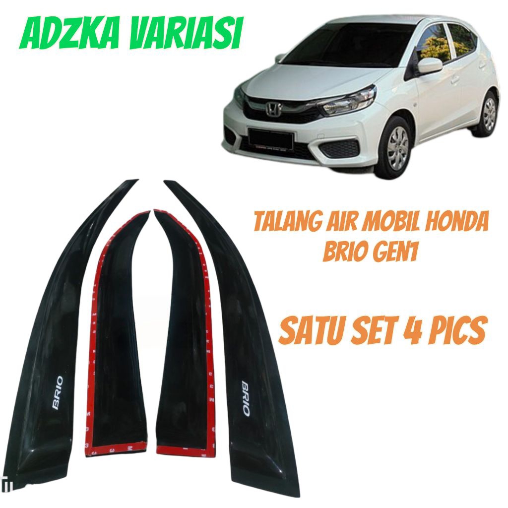 Talang Air Mobil Honda Brio Satya 2011-2017 Aksesoris Eksterior