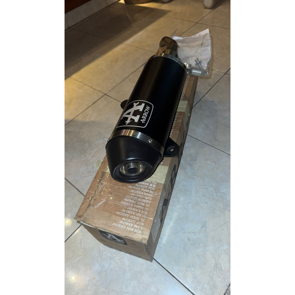 knalpot arrow original fullbox