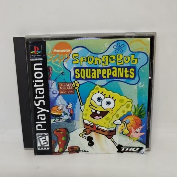 CD GAME PLAYSTATION PS1 SPONGEBOB SQUAREPANTS