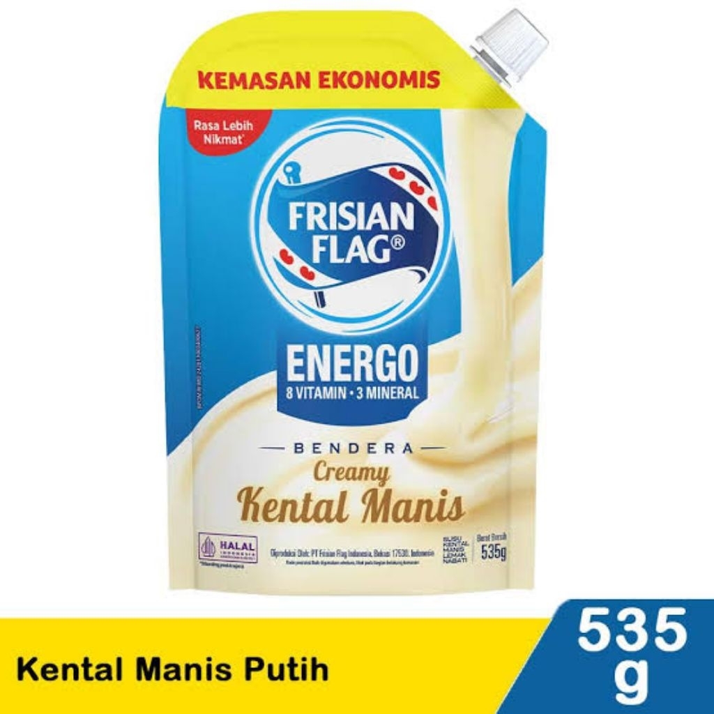 

Frisian Flag Susu Kental Manis Putih - 545g