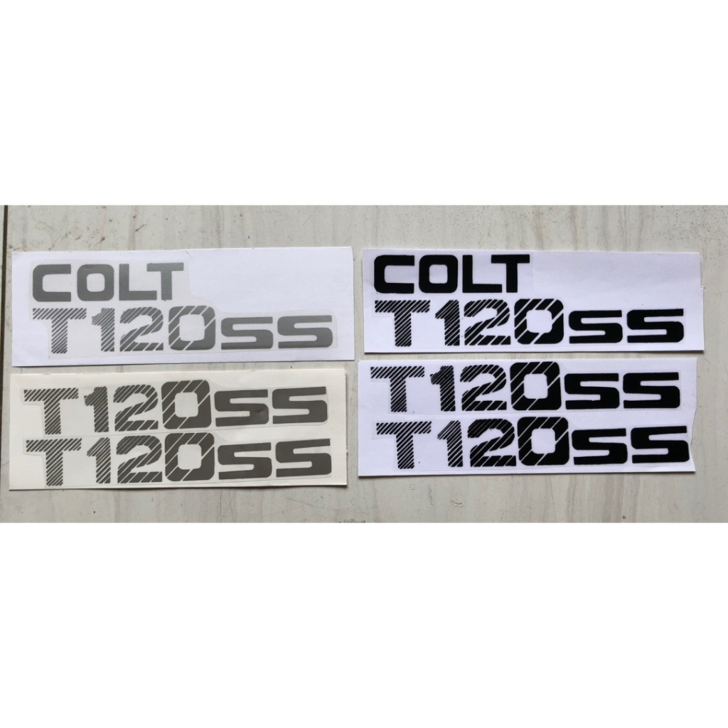 stiker pintu T120ss colt / stiker colt T120ss mitsubishi