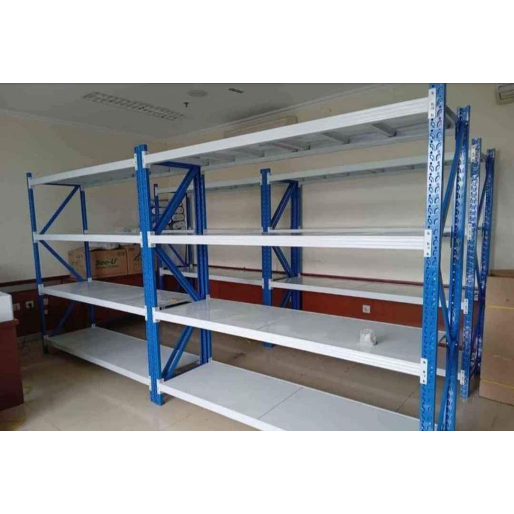 RAK GUDANG MEDIUM LIGHT DUTY FREE ONGKIR AREA JABODETABEK