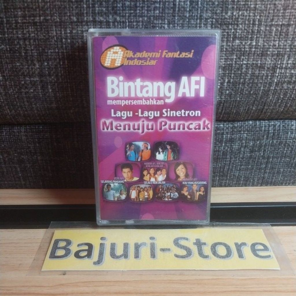 Kaset Pita "Akademi Fantasi Indonesia" "AFI"/Lagu Lagu Sinetron Menuju puncak/Cover Kaku/Original/Ca