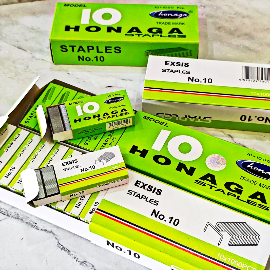 

Azka SATU PACK ( 10 BOX KECIL ) Isi Staples Kecil No. 10 Murah