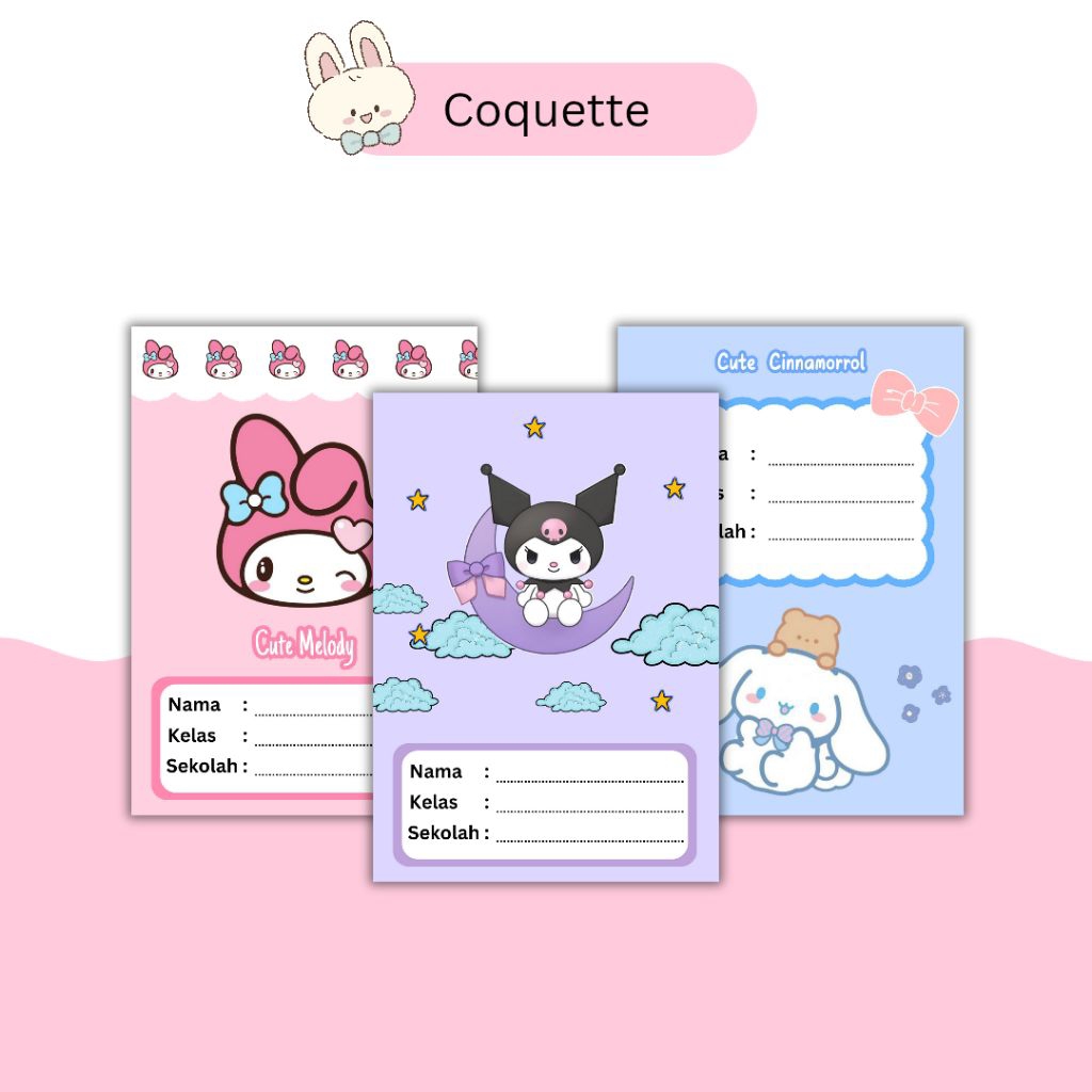 

buku tabungan karakter sanrio / buku tabungan karakter lucu