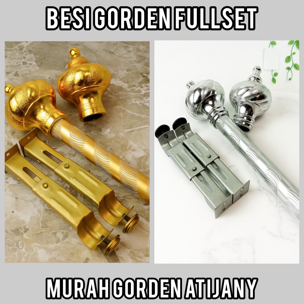BESI GORDEN FULLSET- GAGANG GORDEN-TIANG GORDEN-REL GORDEN-BATANG GORDEN FULLSET