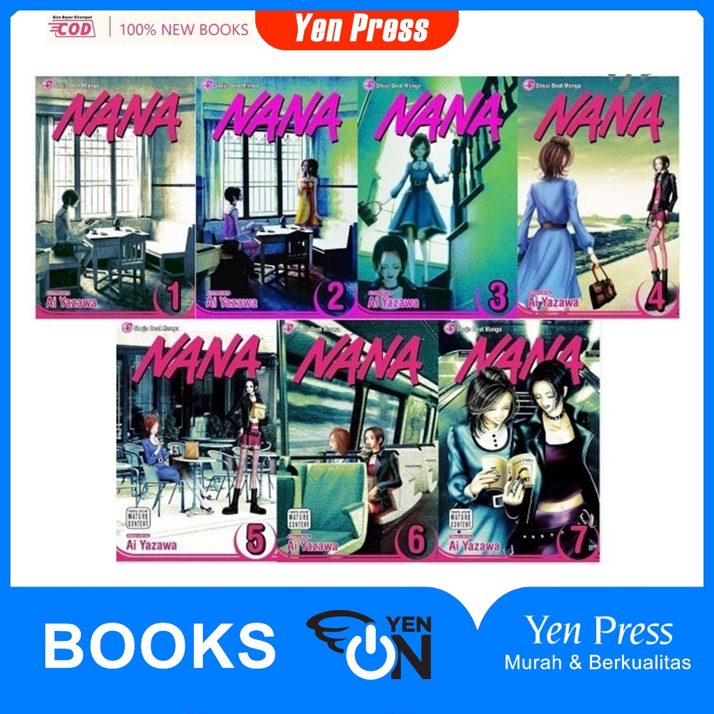 Manga Nana, by Ai Yazawa (21 book series)