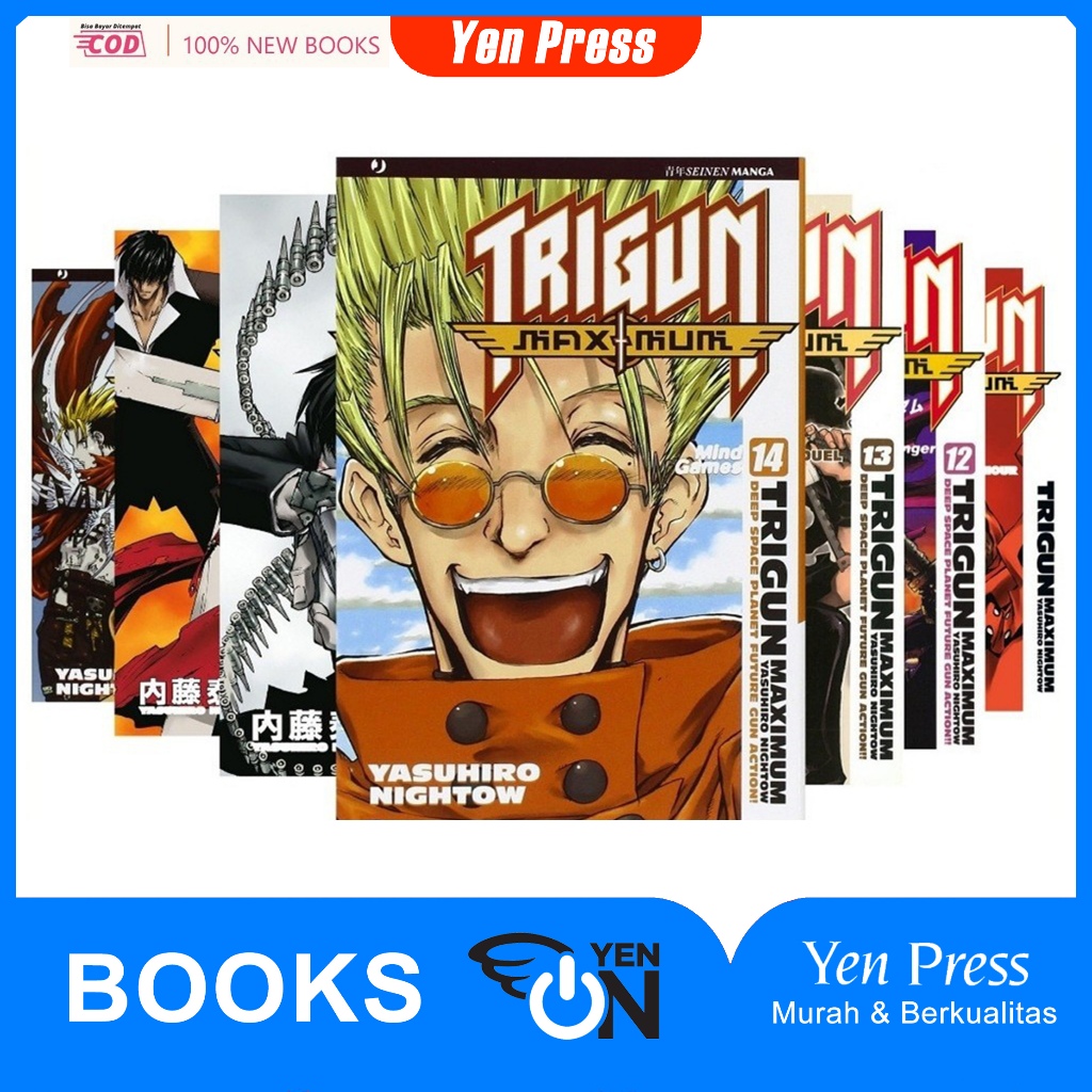 Komik Trigun Maximum (14 book series English)