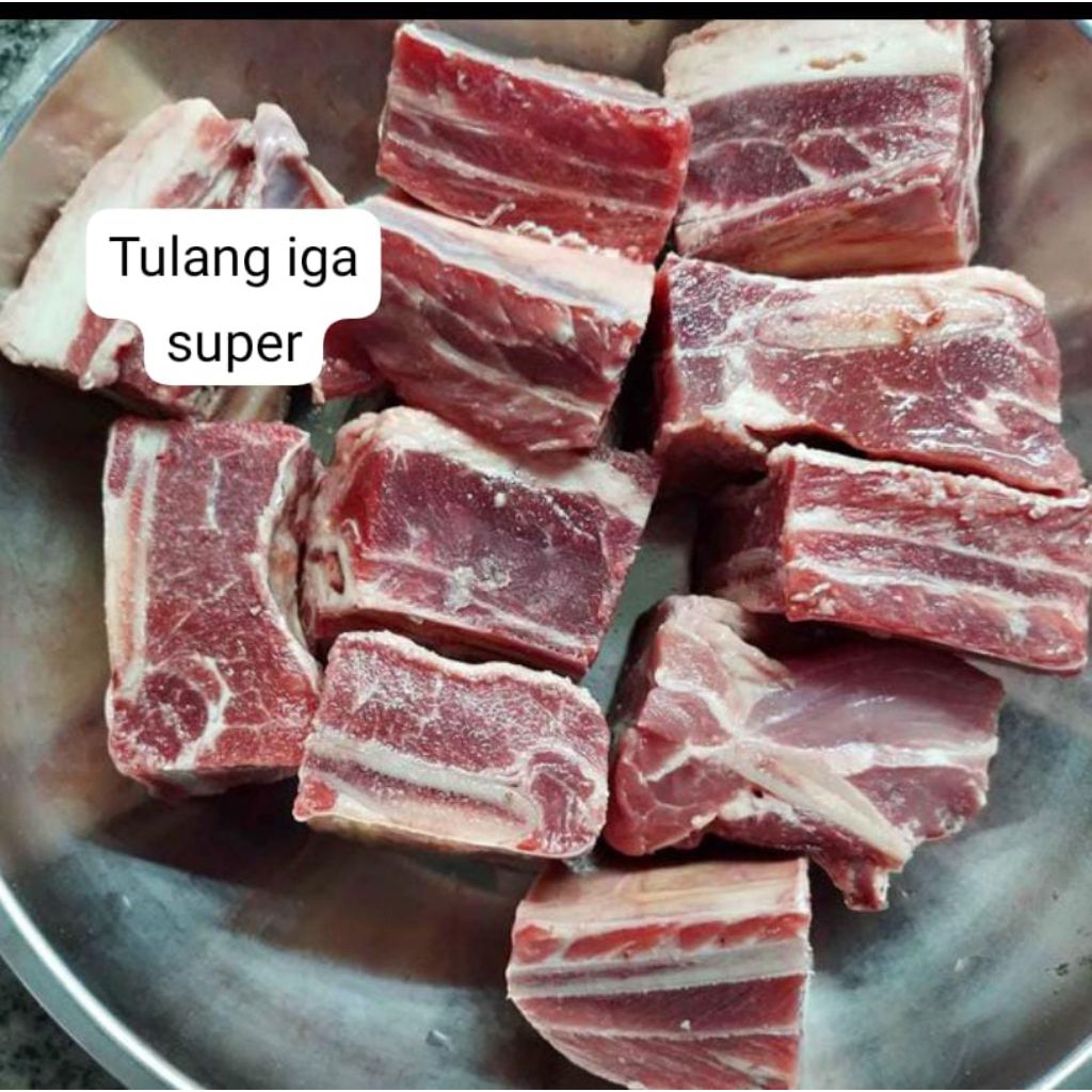 

Tulang Iga Shortrib Daging Tebal 1 kg Fresh HALAL