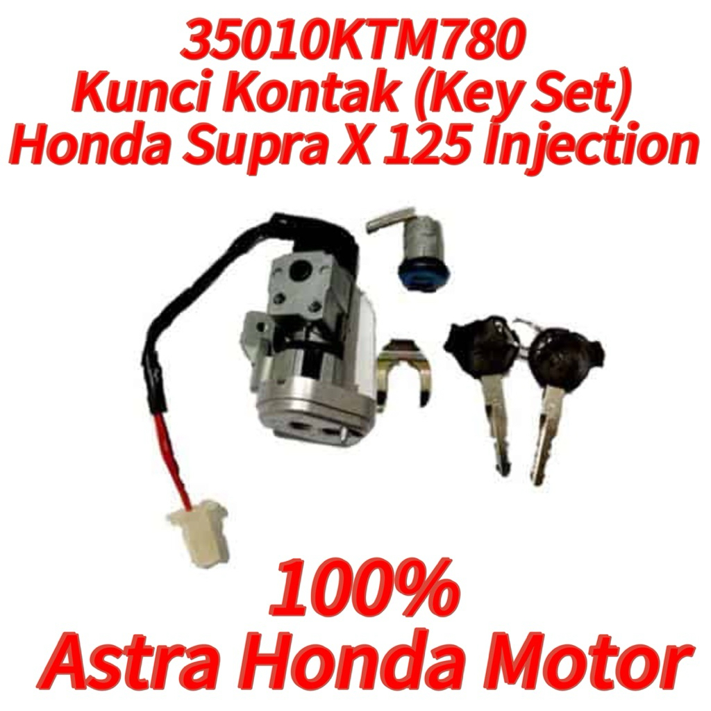 35010KTM780 Kunci Kontak (Key Set) Honda Supra X 125 Injection
