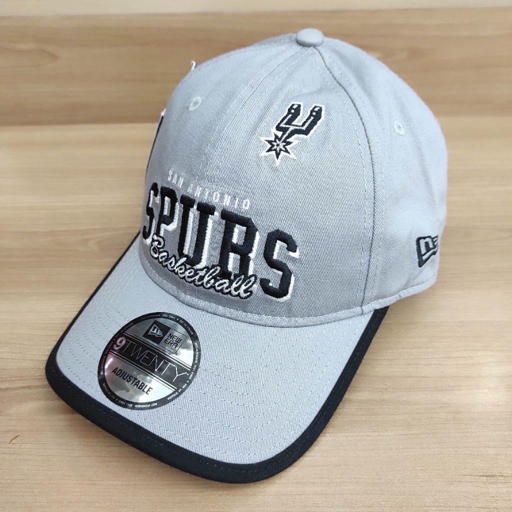 Topi NEW ERA 9TWENTY NBA SPURS San Antonio Basket Ball Graphite Cap Original *BEST SELLER