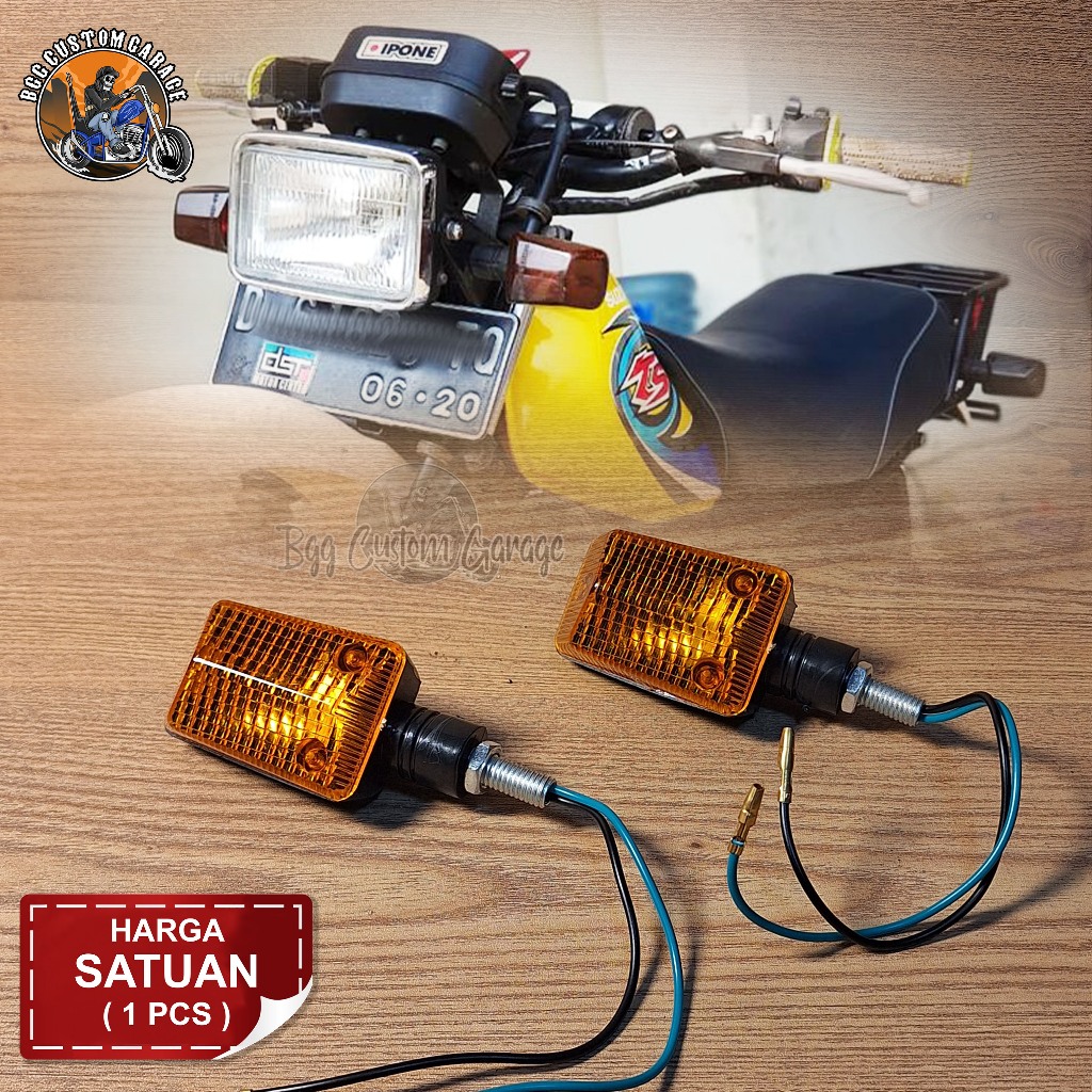 Lampu Sen Sein TS 125  Trail Jadul Klasik  Reting Turnsignal  British Scramble Universal Motor TS 12