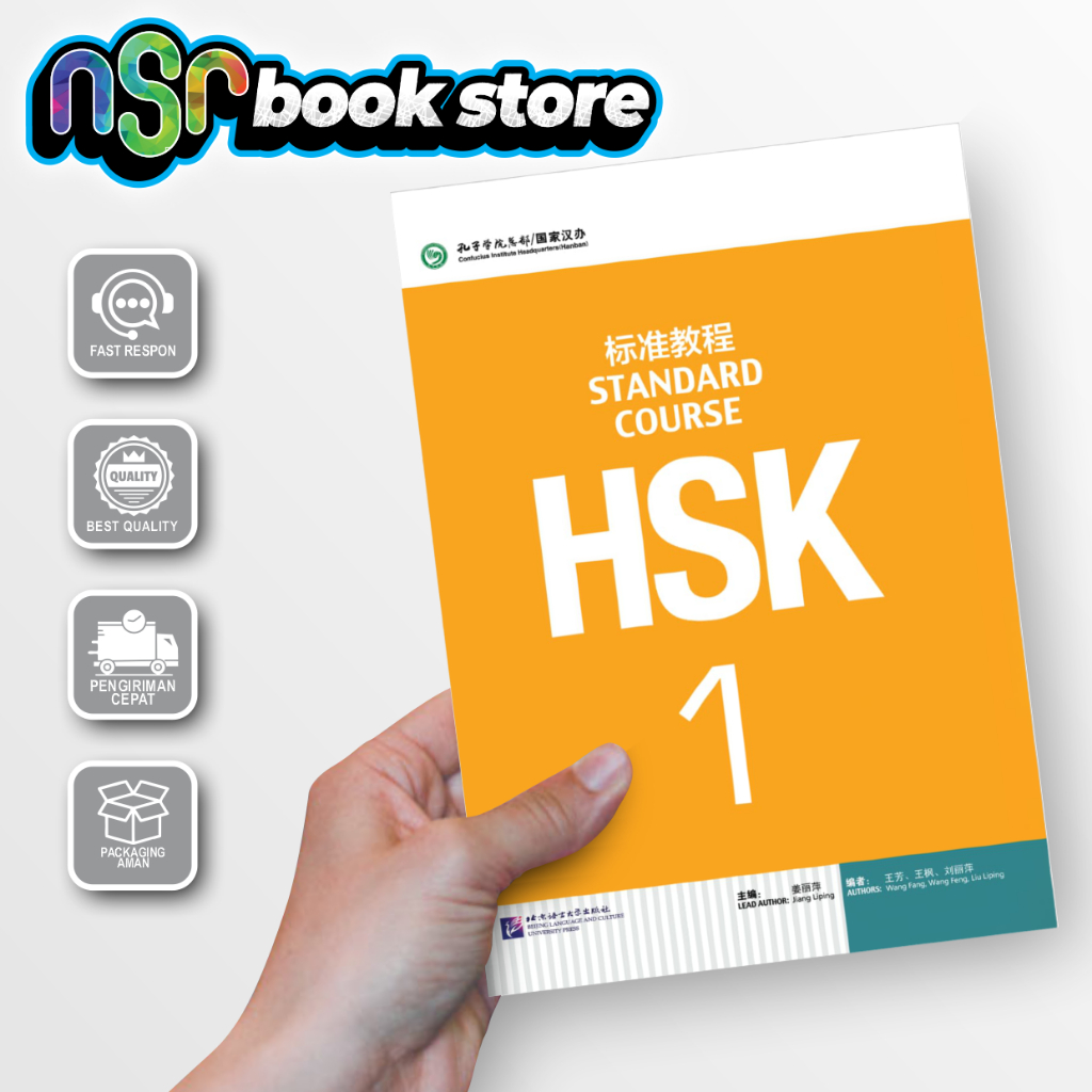 

Buku belajar bahasa mandarin HSK 1 Standard Course Textbook TEXBOOK & WORKBOOK