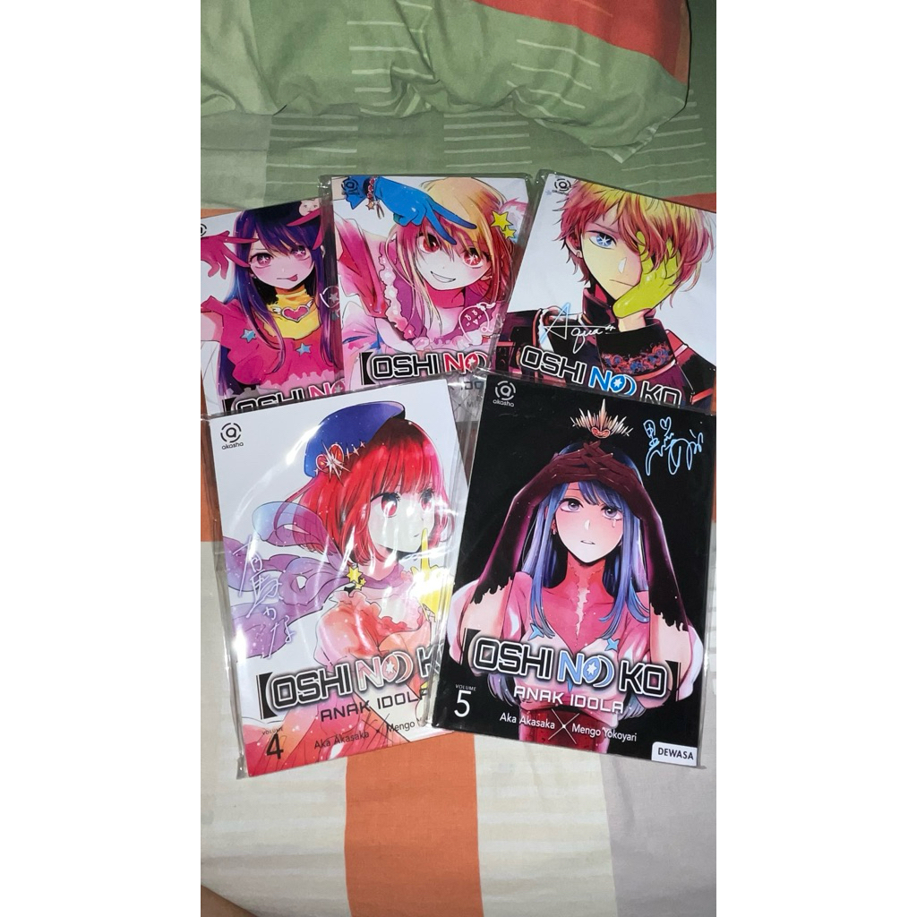 komik oshi no ko set vol 1-6 preloved