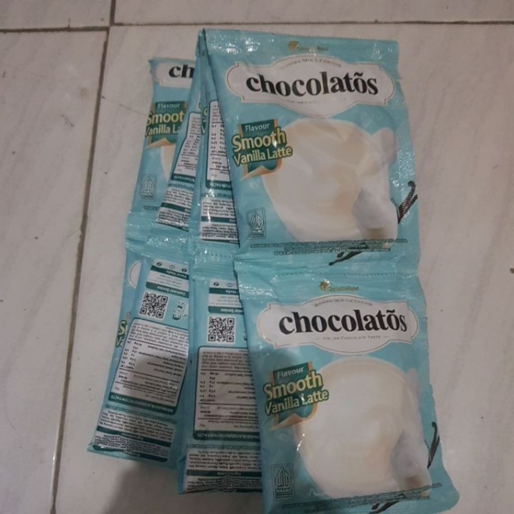 

chocolatos vanilla 1 renteng isi 10 sachet