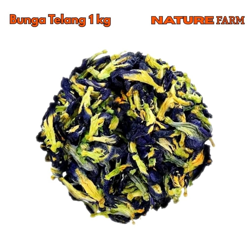 

Nature Farm Premium Butterfly Pea Flower - Teh Bunga Telang Organik 250gr 500gr 1kg
