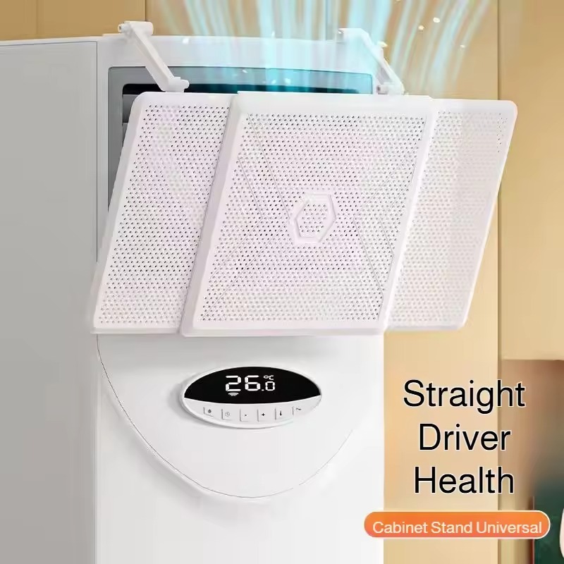 Cover Penahan Angin Indoor AC Standing Penghalang Hembusan AC Berdiri Talang AC Reflektor Teleskopik