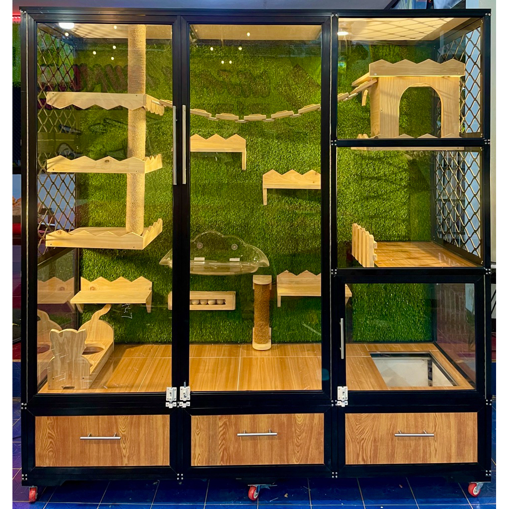 Kandang Kucing alumunium Jumbo