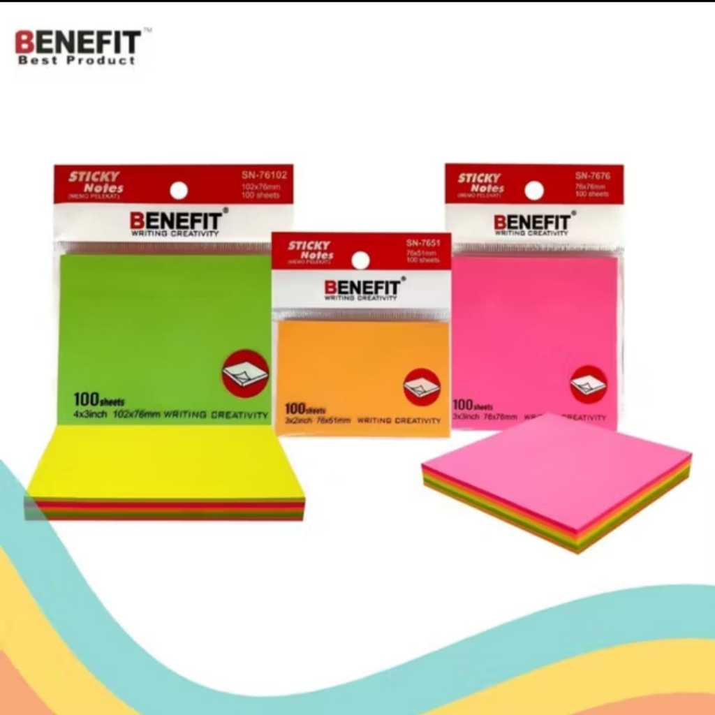 

MEMO STICK // STICKY NOTE BENEFIT SN-76102T