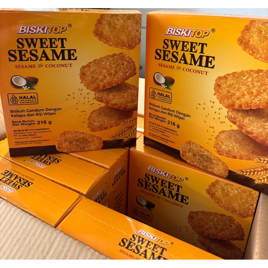 BISKITOP SWEET SESAME 216GR
