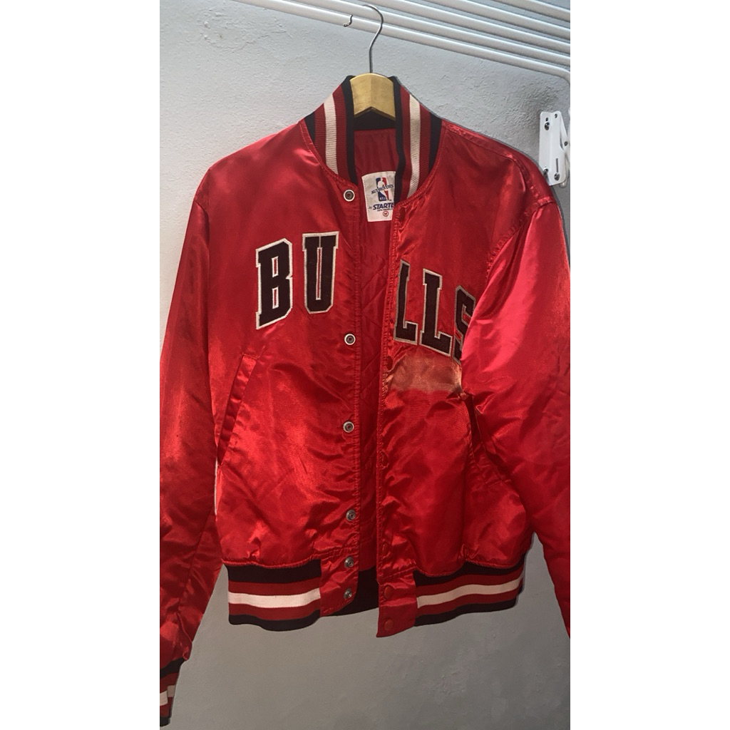 Starter Varsity Satin Jacket Chicago Bulls