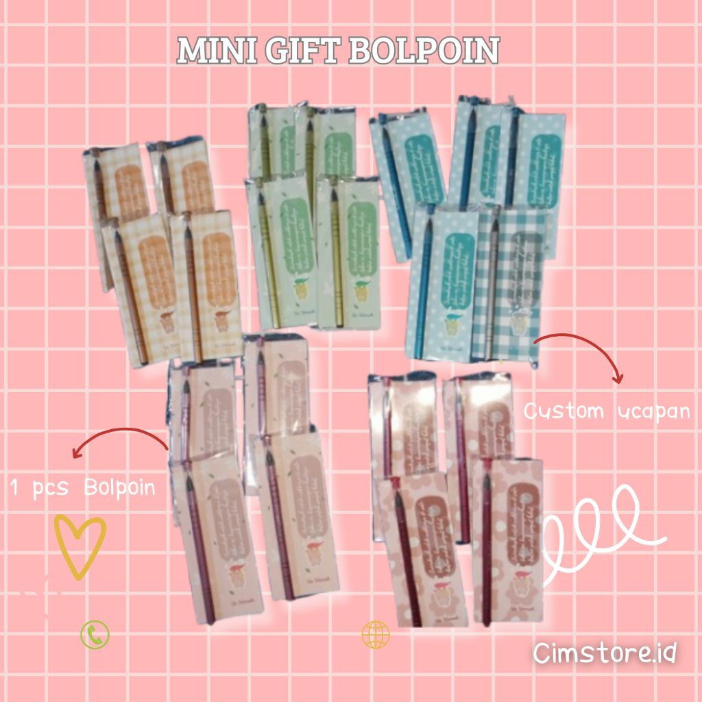 

Gift Bolpoin, kado untuk murid, kado ulang tahun, reward