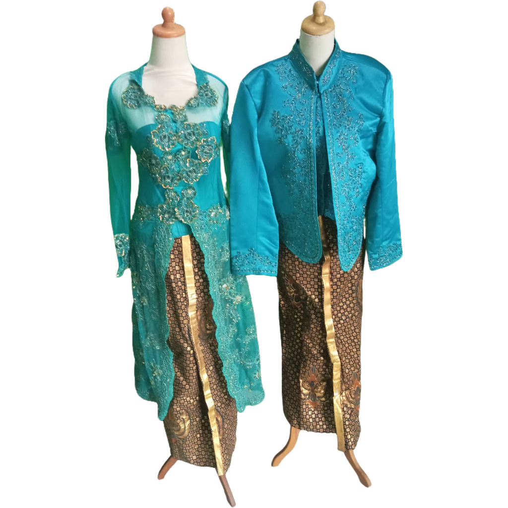 Couple Set Sepasang Baju Pengantin Kebaya Beskap Preloved