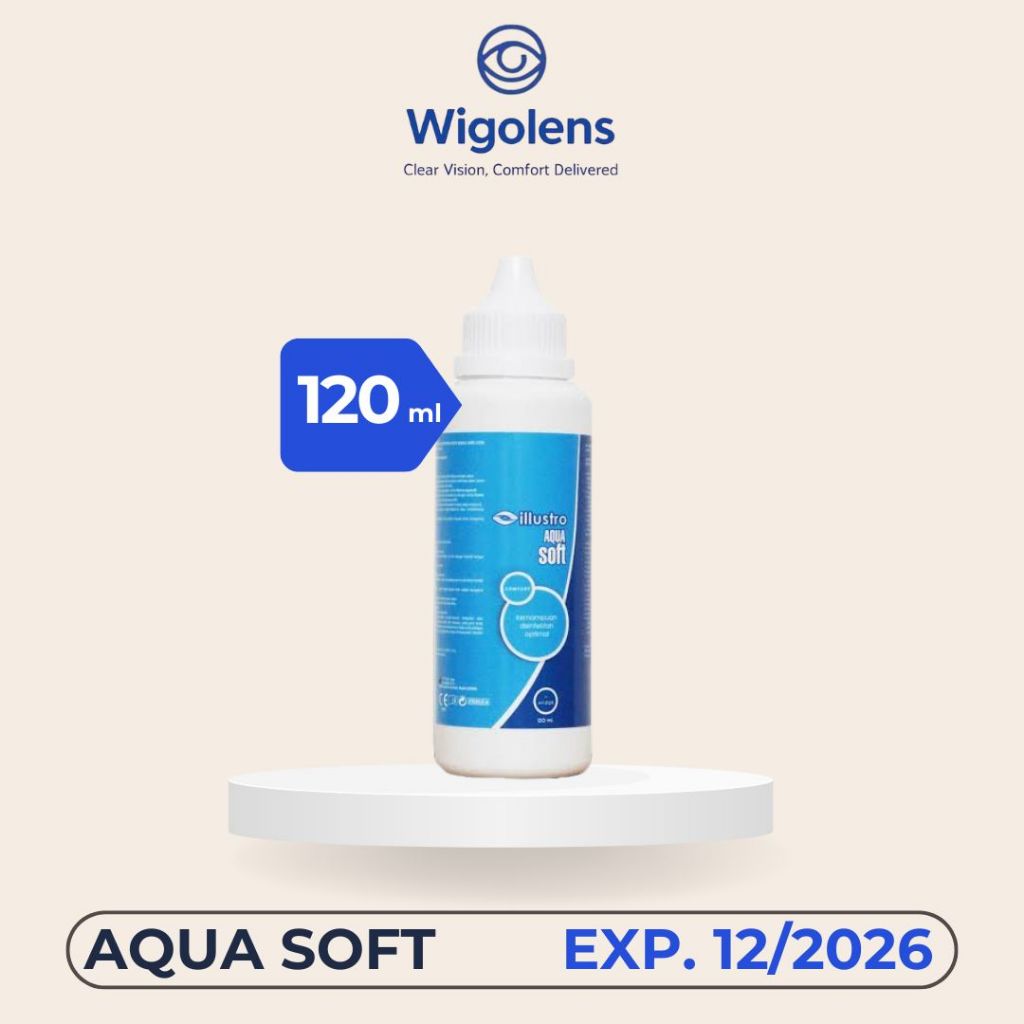 AIR SOFTLENS IILUSTRO AQUA SOFT 120ML CAIRAN PEMBERSIH SOFTLENS