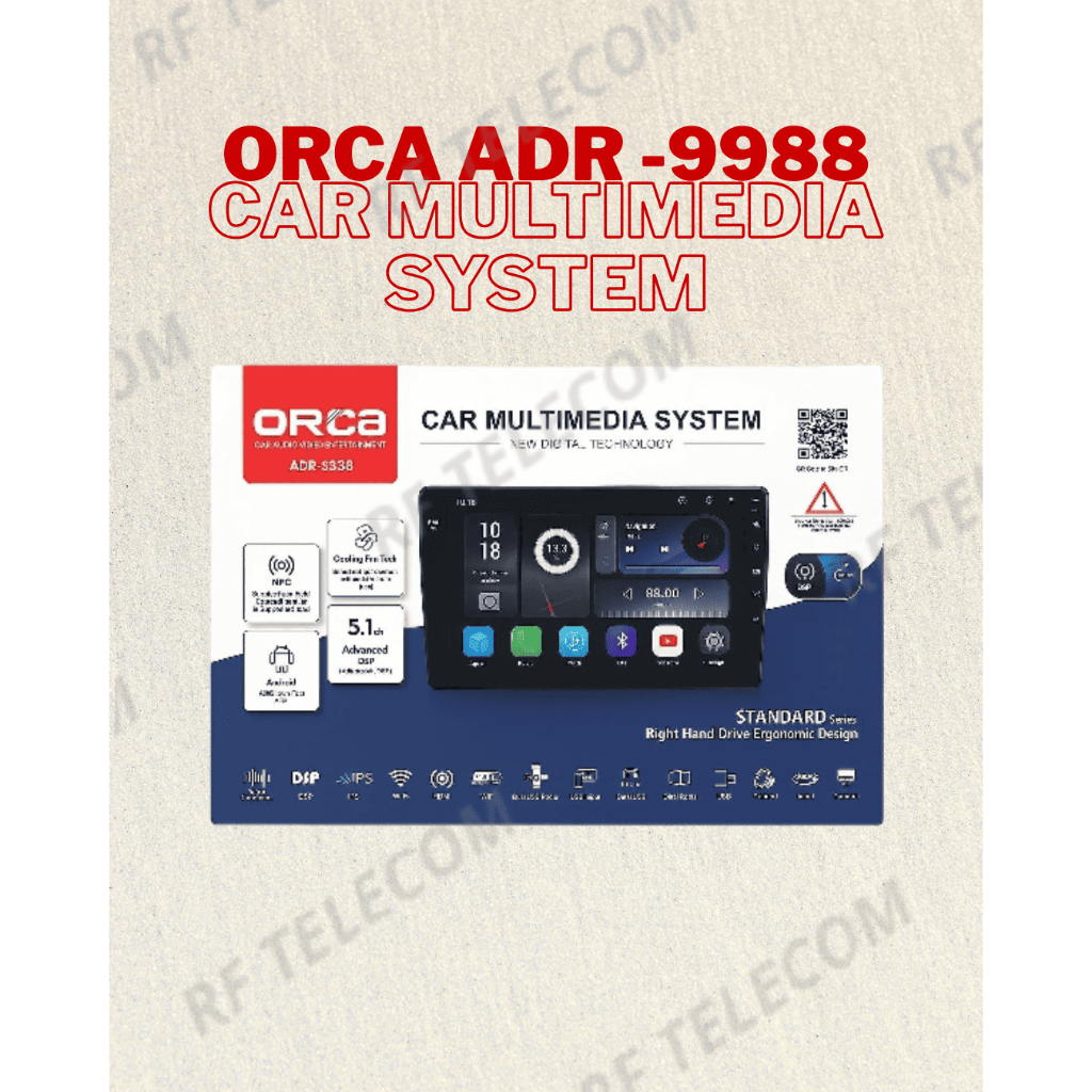 HEAD UNIT ORCA ADR-9988 CAR MULTIMEDIA SISTEM ANDROID
