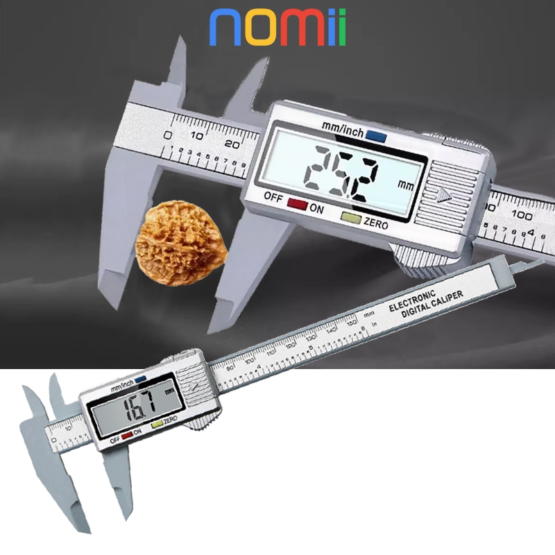 Jangka Sorong Stainless Vernier Caliper Manual Vernier Caliper Ruler 150mm / Lcd Vernier Caliper Mic
