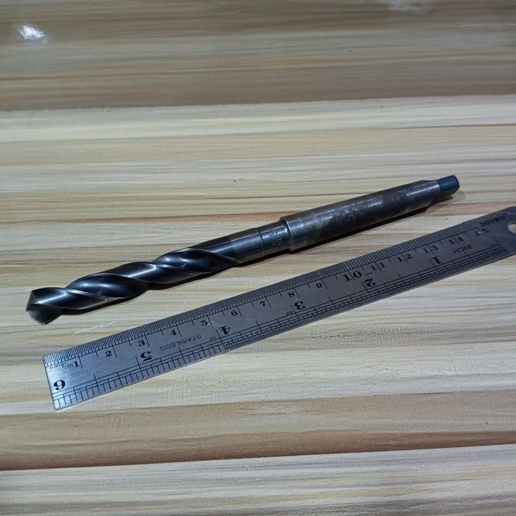 Mata Bor HSS 10.6mm Bekas Mata Bor Besi Taper Shank Drill 10.6 mm Original Nachi