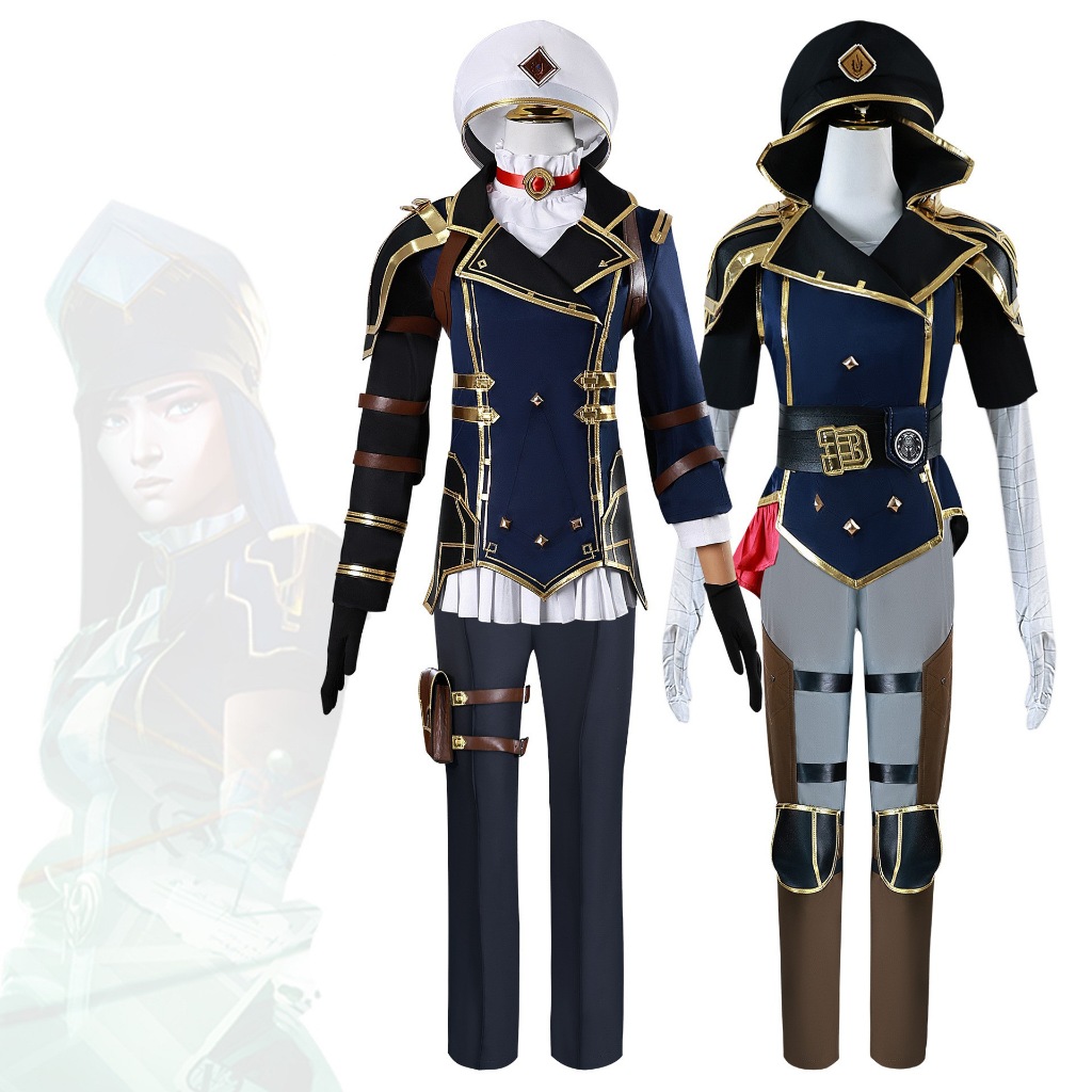 League of Legends cosplay Caitlyn Vi cosplay costume and wig