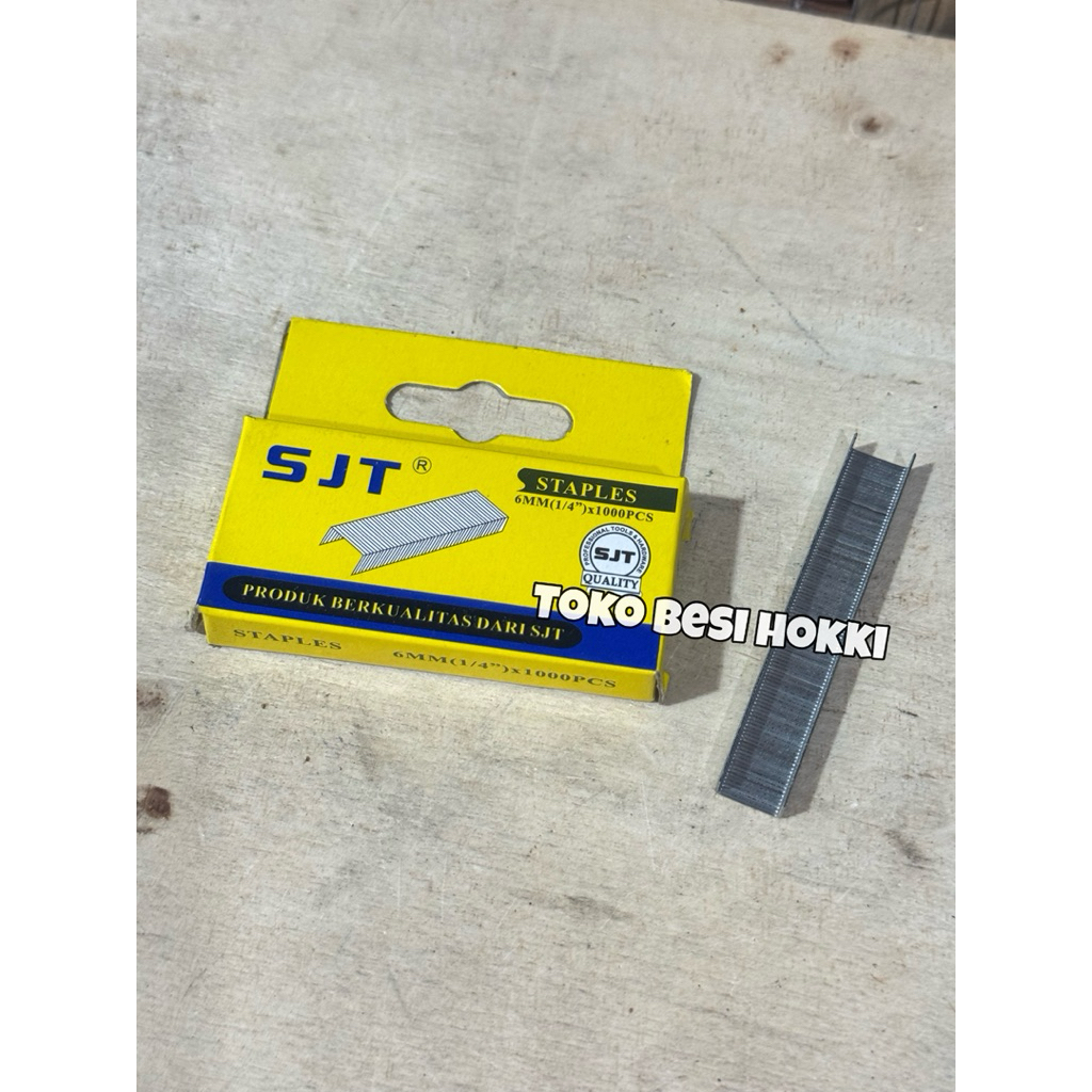 

Refill Isi Staples Tembak / Anak Hekter Staples Gun SJT 6mm(1/4inc)