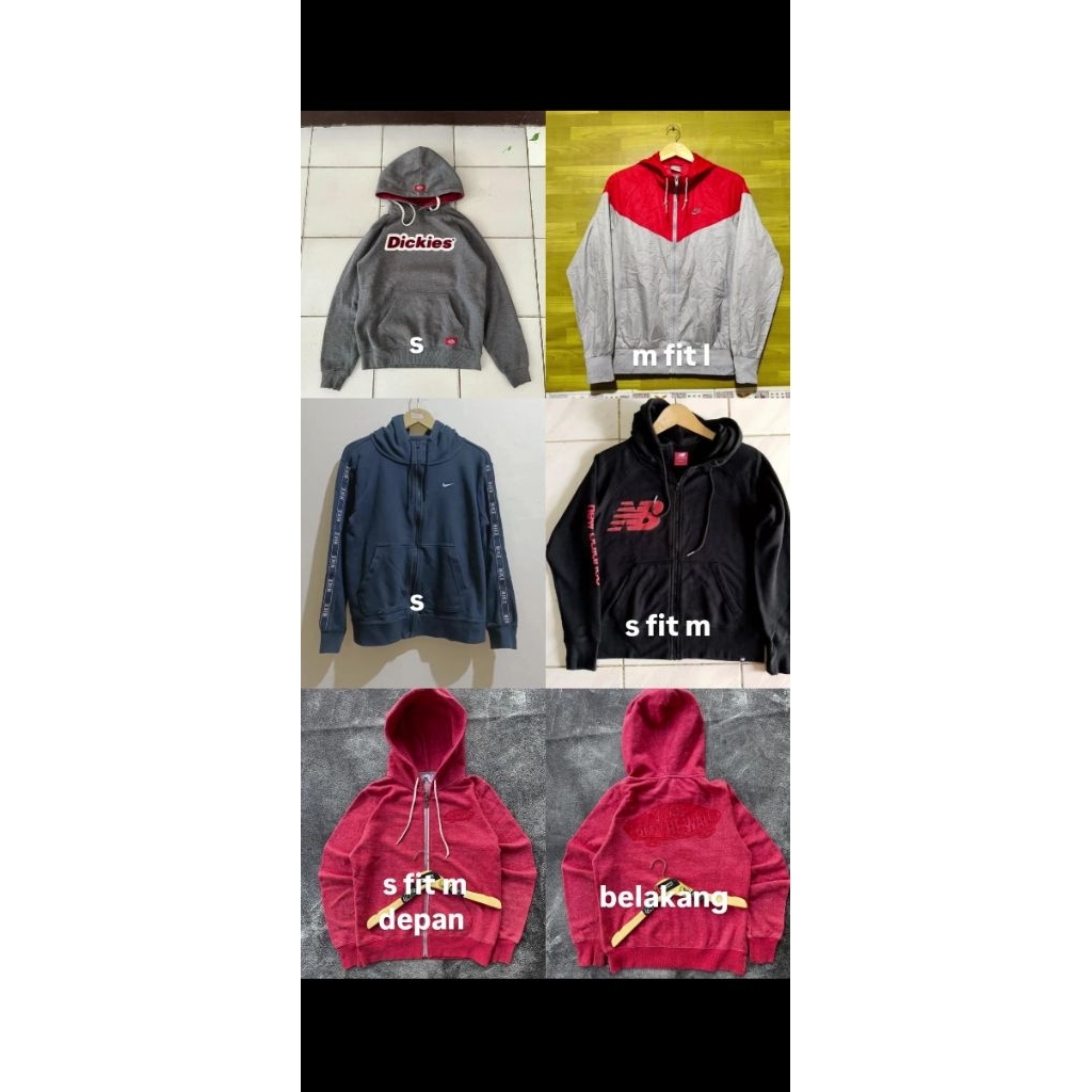 zipper hoodie nb