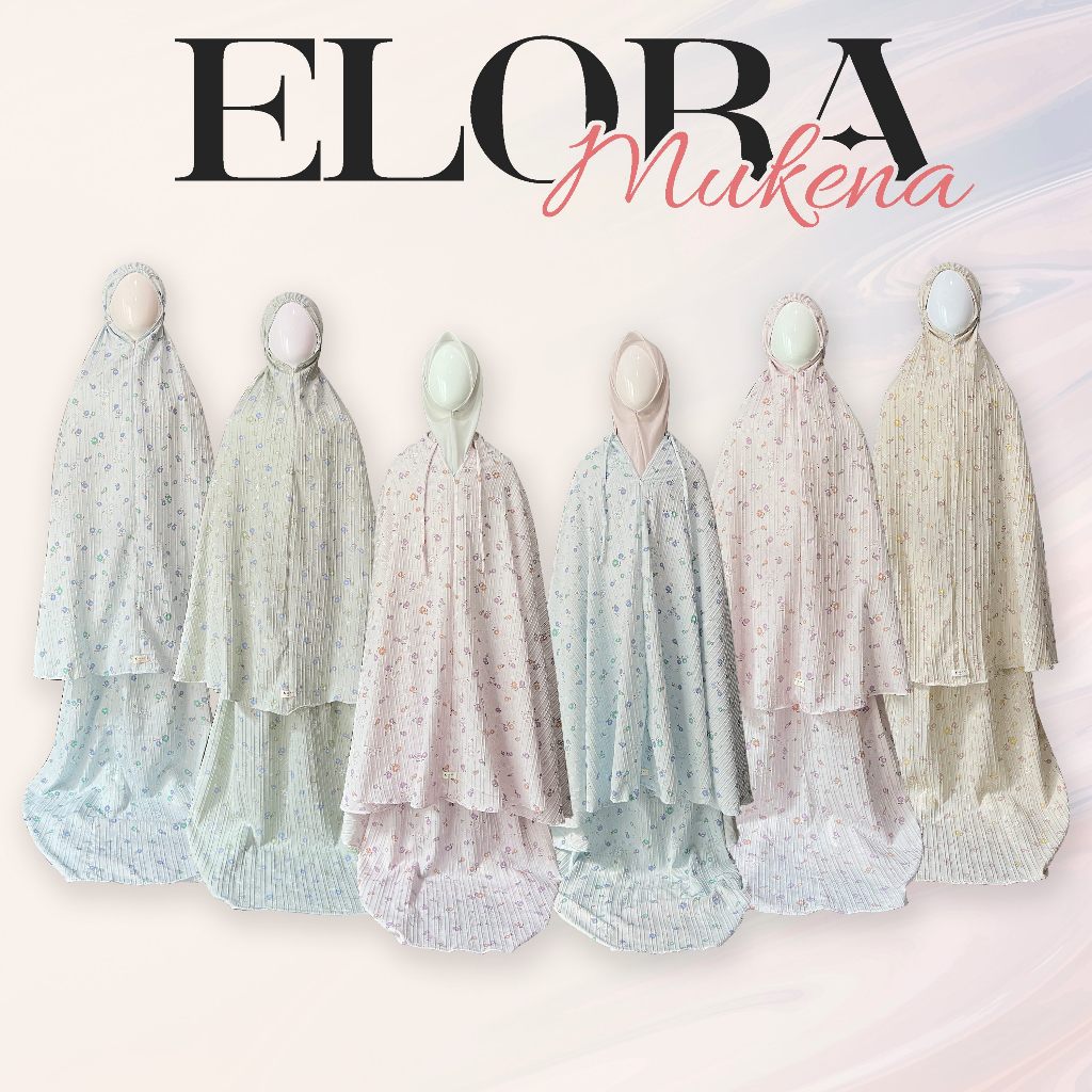 Mkclothing Mukena Anak Perempuan 2in1 Resleting Mukenah Tanggung Remaja Warna Pastel Motif