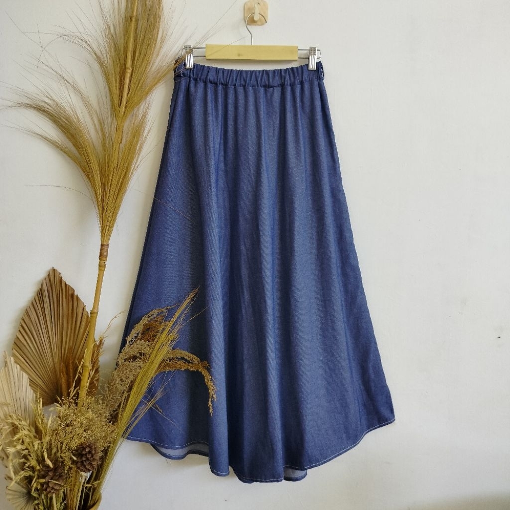 rok|denim|wanita|premium