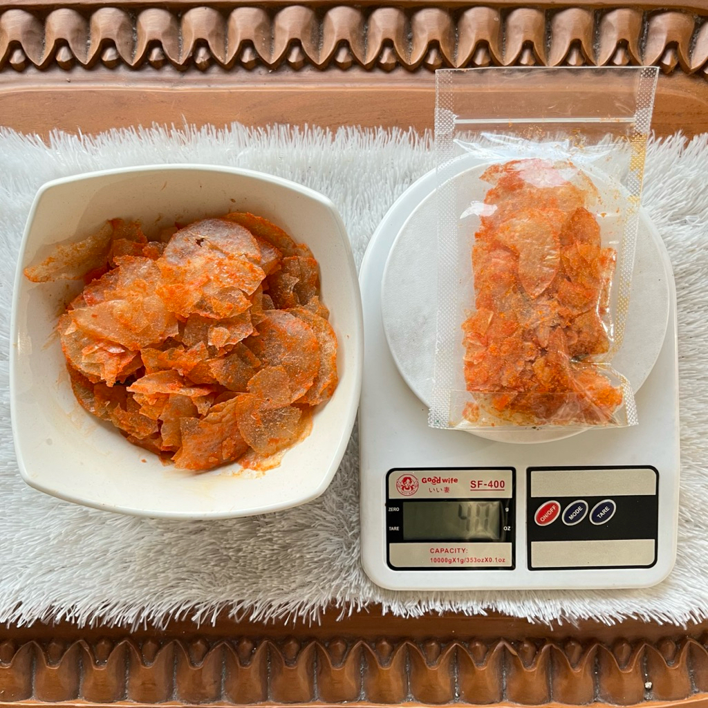 

Kripik kaca rasa pedas rasa balado rasa rumput laut camilan kripik isi 40gr 50gr dan custom isi sesuka hati