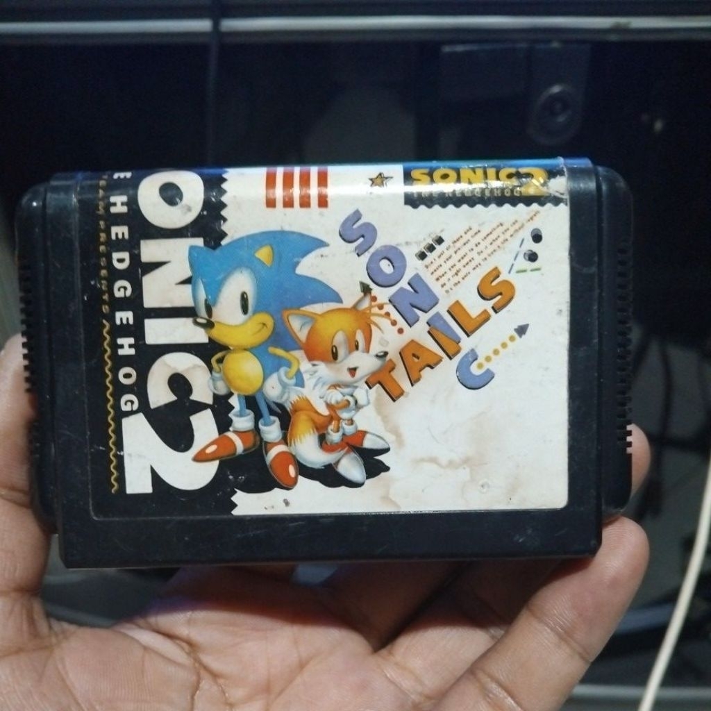 KASET SEGA SONIC 2 THE HEDGEHOG