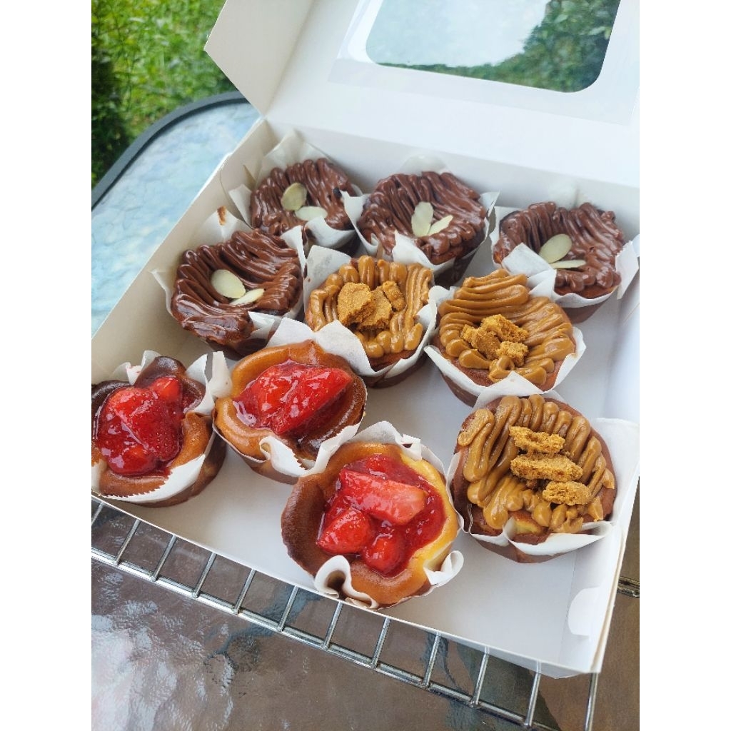 

Mini basque burnt cheesecake / mini Burnt Cheese cake