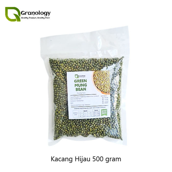 

Kacang Hijau / Green Mung Bean (500 gram) by Granology