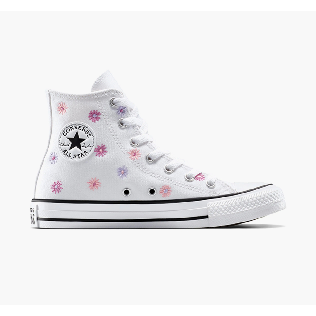 Sepatu Sneakers Anak Converse Chuck Taylor All Star Allover Florals White Lt Jellyfish Jitter Origin